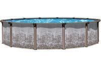 Regency LX 27' Round <b>Resin Hybrid</b> Above Ground Pool with Savings Package | 54" wall | 59993