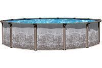 Regency LX 27' Round <b>Resin Hybrid</b> Above Ground Pool with Premier Package | 54" wall | 59994