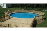 HydroSphere 28' Round Above Ground Premium Package Pool Kits | 52" Wall | 60084