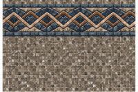 33' Round Stone Mosaic 54" Uni-Bead Liner | Heavy Gauge | LI3354SMU25 | 60154