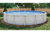 Pristine Bay 15' Round Steel Above Ground Pools with Standard Package | 48" Wall | <u>FREE Shipping</u> | 60372