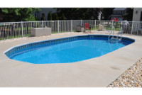 Ultimate 15' x 24' Oval Above Ground Pool Kit | White Bendable Aluminum Coping | Free Shipping | Lifetime Warranty | 61050