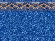 33' Round Liberty Pattern Above Ground Pool Liner | 52" Uni-Bead | Standard Gauge | LI3352LTU | 61844