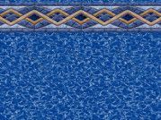 24' Round Liberty Pattern Above Ground Pool Liner | 52" Uni-Bead | Standard Gauge | LI2452LTU | 61847