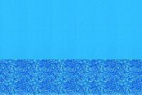 16' x 26' Oval Blue Wall / Print Bottom Overlap Above Ground Pool Liner | 48" - 52" Wall | LI162648SB | 61885