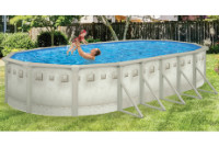 Millenium 12' x 24' Oval Above Ground Pool Package | 52" | PPMIL122452 | <u>FREE Shipping</u> | 63051