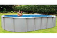 Capri 15' x 26' Oval Above Ground Pool with Standard Package | 54" Wall | PPCAP152654 | Free Shipping | 63555