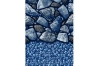 12' x 18' Oval Boulder Beach Pattern Liner | Overlap | 48" - 54" Wall | 291218 | 65080