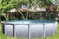 Suttonfield 21' Round Steel Above Ground Pool with Premier Package | 52" Wall | PPSEA2152P | 65153