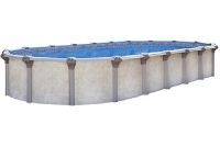 Oxford 21' x 41' Oval Resin Hybrid Above Ground Pools with Premier Package | 52" Wall | 65218