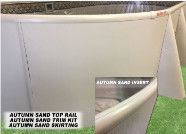 10' x 20' Oval Autumn Sand Half Trim Kit Kit for HydroSphere Pools | K2TK-1020V-01 | 65328