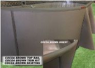 10' x 20' Oval Cocoa Brown Full Trim Kit Kit for HydroSphere Pools | K1TK-1020V-02 | 65329