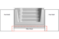 HydroSphere White Cantilever Step for 16' x 28' Free Form Pool Kit | Sold Only with Kit | K3FS-1628F6RW | 66653