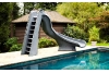 SR Smith Typhoon Pool Slide | Right Curve | Gray Granite | 670-209-58124