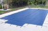 Merlin DuraMesh 18' x 36' Mesh Safety Cover | 4'x8' 1' or 2' Offset Left Side Step  | Green | 20M-M-GR