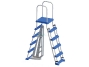 Swimline A-Frame Pool Ladder 48" Wall Height with Barrier System | 87950