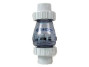SuperPro .5 lb Swing-Spring Clear Union Connect Check Valve | 2" | 0823-20C