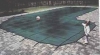 Merlin DuraMesh 16' x 32' Mesh Safety Cover | 4' x 8' w/ 1' Offset Right Side Step  | Green | 25M-M-GR