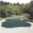 Merlin DuraMesh 16' x 32' Mesh Safety Cover | 4' x 8' w/ 1' Offset Right Side Step  | Green | 25M-M-GR