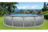 Martinique 15' Round Above Ground Pool Sub-Assembly (Pool Frame Only) | 52" Wall | 55044