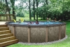 Riviera 18' Round Resin Hybrid Above Ground Pool Kit with Standard Package | 54" Wall | 55263