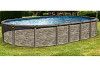 Azor 18' x 33' Oval Above Ground Pool Kit with Premier Package | 54" wall | 55400