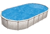 Magnus 15' x 30' Oval Resin Hybrid Above Ground Pool Kit with Standard Package | 54" Wall | 55526