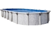 Sierra Nevada 12' x 20' Oval Resin Hybrid Above Ground Pools with Standard Package | 52" Wall | 56066