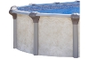 Oxford 12' x 24' Oval Resin Hybrid Above Ground Pools with Premier Package | 52" Wall | 56135