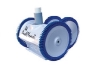 The Pool Cleaner by Poolvergnuegen | 4-Wheel Suction Side Cleaner | White Blue Model | W3PVS40JST | 56265