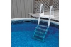 Confer Plastics Heavy Duty Resin In Pool Ladder with Barrier | Pool to Deck | 6000B