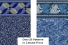 Rectangle 16' x 36' In/On Ground Pool Vinyl Liner Patterns | 20 and 27 Mil | 42" Wall Height | 56420