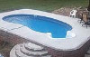 16' x 32' Kidney Shape Rockwood On Ground Pool Kit <b><u>with Step</u></b> | 56515