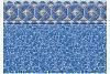 12' x 21' Oval Mystri Outlook Pattern Above Ground Pool Liner | 54" Uni-Bead | Heavy Gauge | LI122154OTU25 | 57261