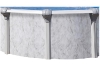 Sierra Nevada 18' x 33' Oval Resin Hybrid Above Ground Pools with Premier Package | 52" Wall | 57723