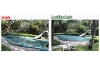 Loop-Loc 20' x 40' Solid Rectangle Safety Cover | 2' Offset 4' x 8' Left Side Step | LLSP204048SSL2