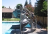 SR Smith Vortex Pool Slide | Spiral Staircase & Open Flume | Gray Granite | 695-209-324