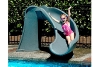 SR Smith Cyclone Pool Slide | Right Curve | Gray Granite | 698-209-58124