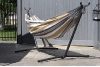 Vivere Double Cotton Hammock with Stand | 9-Foot Desert Moon | UHSDO9-25