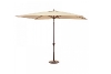 Adriatic Autotilt Umbrella | 6.5' x 10' Rectangle | Champagne Linen Olefin | NU5433CH
