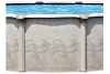 Hudson 15' Resin Hybrid Round Above Ground Swimming Pool with Standard Package | 52"ï¿½ Wall | 59271