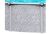 Lancaster 15' Round Above Ground Swimming Pool with Standard Package | 52" Wall | 59280