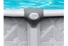 Lancaster 27' Round Above Ground Swimming Pool with Premier Package | 52" Wall | 59393