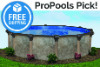 Coronado 16' Round Resin Hybrid Above Ground Pool with Standard Package | 54" Wall | 59651
