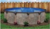 Coronado 24' Round Resin Hybrid Above Ground Pool Standard Package | 54" Wall | 59658