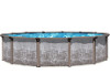 Regency LX 15' Round Resin Hybrid Above Ground Pool Sub-Assembly with Skimmer | 54" Wall | PREGLX-1554RSRRRRF41
