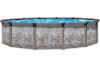 Regency LX 12' Round <b>Resin Hybrid</b> Above Ground Pool with Savings Package | 54" wall | 59978