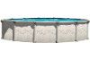 Magnus 15' Round <u>Aluminium</u> Wall <b>Resin Hybrid</b> Above Ground Pool with Savings Package | 54" Wall | 60014