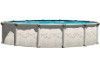 Magnus 24' Round <u>Aluminium</u> Wall <b>Resin Hybrid</b> Above Ground Pool with Standard Package | 54" Wall | 60019