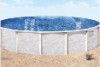 24' Round Pristine Bay Above Ground Pool Sub-Assembly | 48" Wall | 5-4624-129-48D